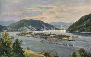 Ada Kaleh, s: Willy Moralt, Balkan Ansichtskarten des Kolonialkriegerdank