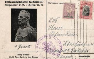 Ada Kaleh, s: Willy Moralt, Balkan Ansichtskarten des Kolonialkriegerdank