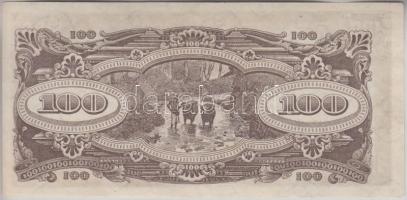 Malaya / Japán kormányzat 1944. 100$ T:I- Malaya / Japanese government 1944. 100 Dollars C:AU Krause M8