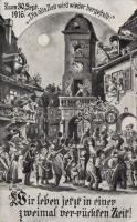 Zum 30. Sept. 1916. "Die alte Zeit wird wieder hergestellt!"