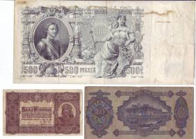 Hagyaték tétel főleg magyar 205db jobbakkal + 24 vegyes külföldi T:I,II,III