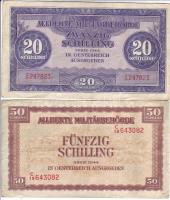 Ausztria 1902. 1000Kr piros "Deutschösterreich" fny-sal (5x) T:II,II/III, 1922. 50.000Kr T...