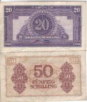 Ausztria 1902. 1000Kr piros "Deutschösterreich" fny-sal (5x) T:II,II/III, 1922. 50.000Kr T...