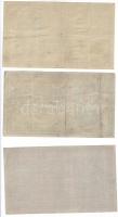 1918. 25K "hullámos" 2 klf típusban! + 25K "sima" hátlappal, felső keretnél látv...