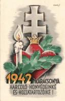 Military WWII 1942 Christmas s: Légrády S.