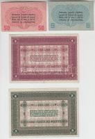 Olaszország/Velence/osztrák-magyar megszállás 1918. 5c + 50c + 1L + 2L T:I-III
Italy/Austro-Hungaria...