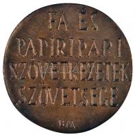 Berhidi Mária (1953-) DN "Fa És Papíripari Szövetkezetek Szövetsége" Br emlékérem (83mm) T...
