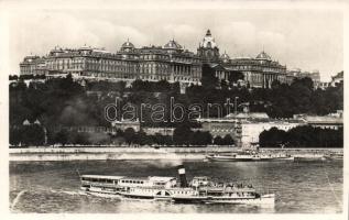 A Szent Gellért gőzös és a Királyi vár, Budapest / SS Szent Gellért