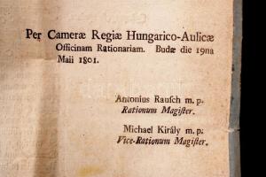 1787 Utasítás szabad királyi városok részére gazdasági ügyekkel kapcsolatban, 10 lap