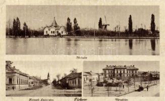 Túrkeve tó, Kossuth utca, városháza