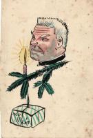 Népjólét propaganda, hand painted (cut)