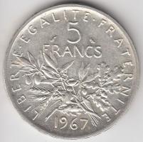 Franciaország 1967. 5Fr Ag T:2 France 1967. 5 Francs Ag C:XF