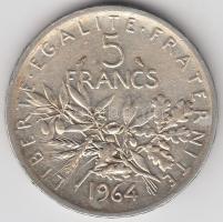Franciaország 1964. 5Fr Ag T:2- France 1964. 5 Francs Ag C:VF