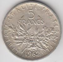 Franciaország 1962. 5Fr Ag T:2,2- France 1962. 5 Francs Ag C:XF,VF