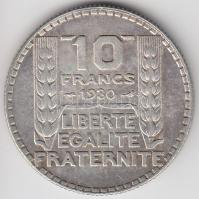 Franciaország 1930. 10Fr Ag T:2,2- France 1930. 10 Francs Ag C:XF,VF