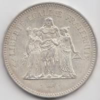 Franciaország 1975. 50Fr Ag "Herkules csoport" T:1-
France 1975. 50 Francs Ag "Hercul...