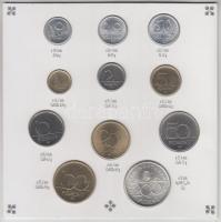 1993. 10f-200Ft 11x különféle db, szettben, benne 200Ft Ag "MNB" T:BU
Adamo FO26