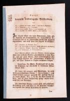 1811 Német nyelvű botanika leírások, 10 oldal.