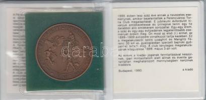 Bognár György (1944-) 1990. "MÉE - Ferencvárosi Torna Club FTC I. - 1899-1909" Br emlékére...