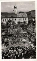 Nagybánya, bevonulás / entry of the Hungarian troops, &#039;vissza&#039; So. Stpl