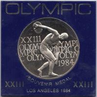 1984. "Los Angeles-i Olimpia" szuvenír medál plasztik tokban T:PP
1984. "XXIII Olympi...