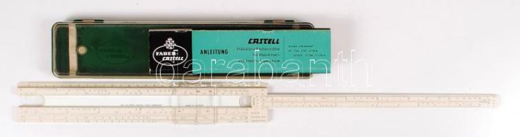 Faber Castell logarléc, eredeti tokjában, h:31 cm