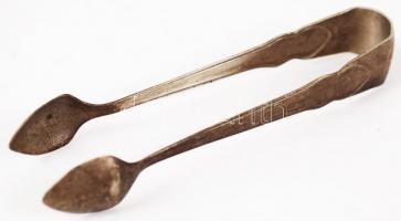 Alpakka szalvétatartó és cukorfogó, 14×8 cm, h:10 cm