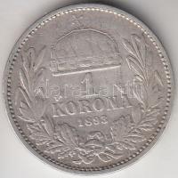 1893KB 1K Ag "Ferenc József" T:2-