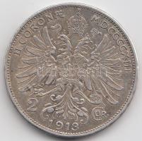 Ausztria 1913. 2K Ag "Ferenc József" T:2 Austria 1913. 2 Corona Ag "Franz Joseph" C:XF