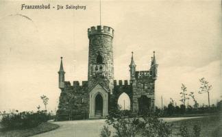 Frantiskovy Lázne, Franzensbad; Salingburg tower