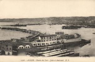 Alger, entrance of the port