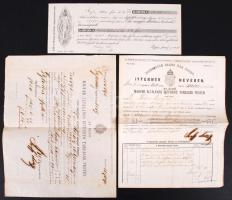 1860-1948 A Magyar Általános Biztosító Társaság által kibocsátott kötvények, nyomtatványok Jerfy Ant...