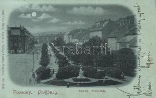 1899 Pozsony Sétatér / promenade