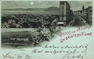 1899 Fiume, litho (EK)