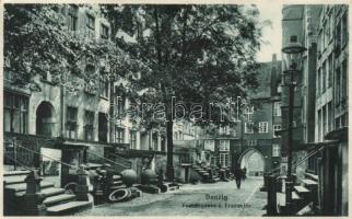 Gdansk, Danzig; Frauengasse, Frauentor / street, gate (EK) &lt;br/&gt;