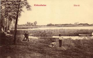 Kiskunhalas Sós-tó, halászok