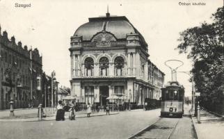 Szeged Kass Vigadó, Otthon kávéház, villamos