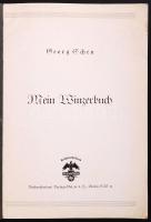 Scheu, Georg: Mein Winzerbuch. Berlin, 1936, Reichsnährstand. Kiadói papírkötésben, védőborítóval, i...