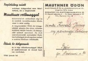 Mauthner Ödön magtermelő reklámja / seed advertisement of Ödön Mauthner (fa)