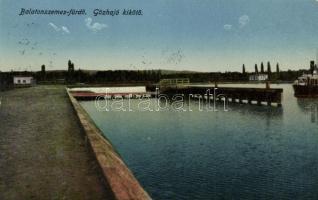 Balatonszemes, gőzhajó kikötő (Rb)