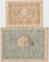 Románia 1945. 20L + 100L T:III,III-
Romania 1945. 20 Lei + 100 Lei C:F,VG
Krause 76, 78