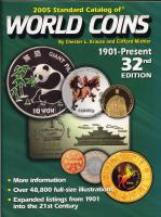 Standard Catalog of World Coins-Világ pénzkatalógus 1901- napjainkig 2005-ös kiadás újszerű