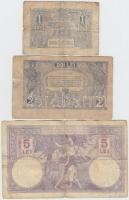 Románia 1915. 1L + 2L + 1920. 5L T:III,III-
Romania 1915. 1 Leu + 2 Lei + 1920. 5 Lei C:F,VG
Krause ...