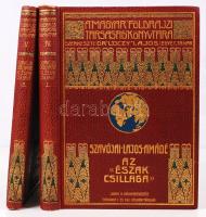 Szavójai Lajos Amádé: Az "Észak csillaga" ("Stella Polare") az Északi Sarktengeren 1899-1900 I-II. köt. Ford. Dr. Darvai Móricz. 207 képpel, 24 melléklettel, 2 panorámával és 3 térképpel. (Magyar Földrajzi Társaság Könyvtára) Bp., é.n. Lampel. Kiadói festett, aranyozott egészvászon sorozatkötésben. Első kiadás (!), szép állapotban