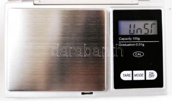 Swan ékszerészmérleg század gramm pontosság, 0,01-100g új állapotban elemmel, eredeti dobozban / Jew...