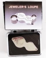Új 10x és 20x-os ékszerész nagyító eredeti dobozában