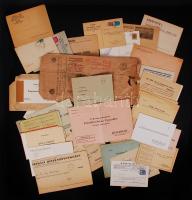 cca 1900-1950 Rendelési lapok, borítékok, tértivevények