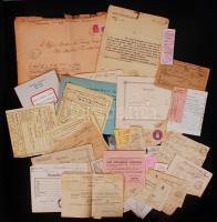 1900-1960 Vegyes iratok (Budapest Székesfőváros Árvaszékének levele, feladóvevények, átvételi elismervények), Légy jó mindhalálig musical szövegkönyve szótárfüzetbe nyomtatva.