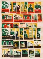 1000 darabos magyar és külföldi gyufacímke gyűjtemény jó bélyeg berakóban