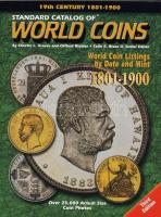 Standard Catalog of World Coins-Világ pénzkatalógus 1801-1900 (3. kiadás) újszerű állapotban